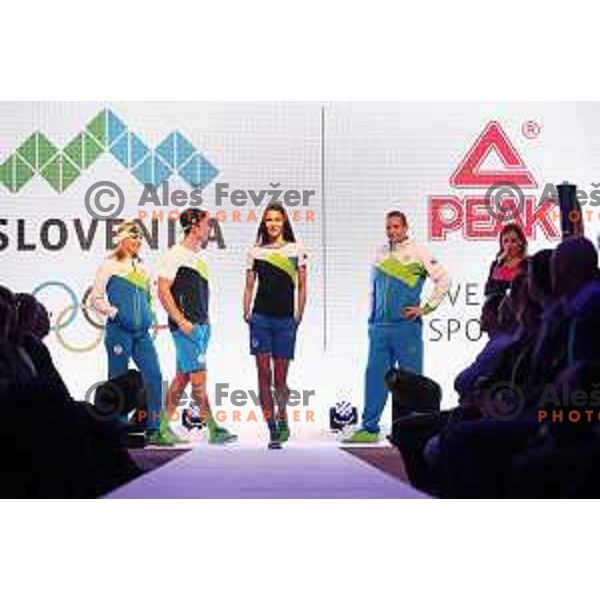 Team Slovenia Olympic Collection for 2018 Pyoeng Chang Winter Olympic Games at official presentation in Grand hotel Union, Ljubljana, Slovenia on December 19, 2017