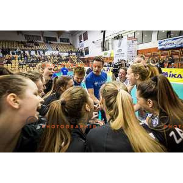 Gregor Rozman, head coach of Calcit Volleyball during Slovenia Cup 2017/18 volleyball match between Nova KBM Branik and Calcit Volleyball, played in VSD Hoce, Hoce, Slovenia on December 22, 2017