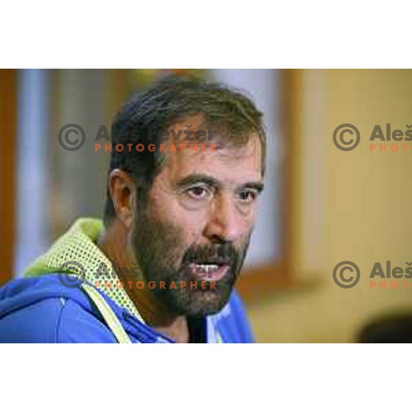 Veselin Vujovic at meeting of Slovenia Handball Team in hotel Planja Zrece, Slovenia on December 26, 2017