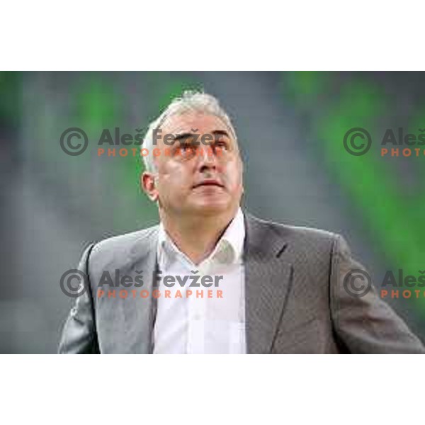 Sasa Doncic, head coach of Ilirija in action during Nova KBM league basketball match between Petrol Olimpija and Ilirija in SRC Stozice, Ljubljana, Slovenia on December 29, 2017