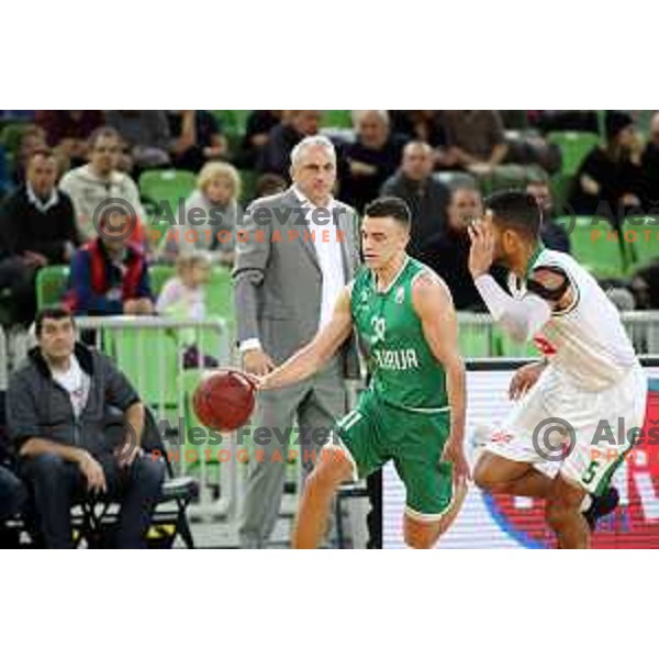 Zan Mark Sisko of Ilirija in action during Nova KBM league basketball match between Petrol Olimpija and Ilirija in SRC Stozice, Ljubljana, Slovenia on December 29, 2017