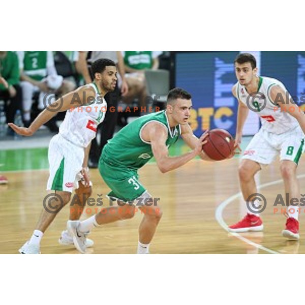 Zan Mark Sisko of Ilirija in action during Nova KBM league basketball match between Petrol Olimpija and Ilirija in SRC Stozice, Ljubljana, Slovenia on December 29, 2017