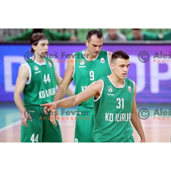 Zan Mark Sisko of Ilirija in action during Nova KBM league basketball match between Petrol Olimpija and Ilirija in SRC Stozice, Ljubljana, Slovenia on December 29, 2017