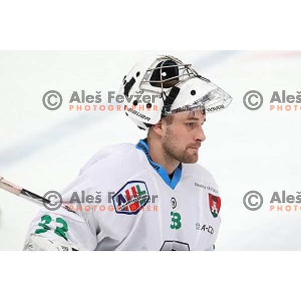Robert Kristan of SZ Olimpija during Alps League ice-hockey match between SIJ Acroni Jesenice and SZ Olimpija in Podmezakla Hall, Jesenice, Slovenia on December 30, 2017