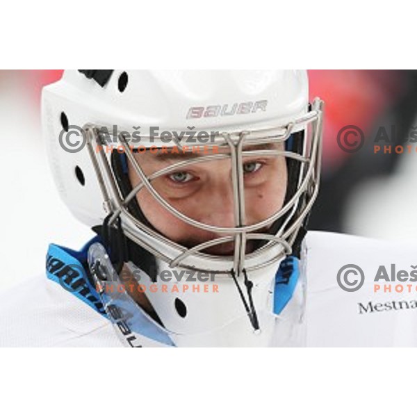 Robert Kristan of SZ Olimpija during Alps League ice-hockey match between SIJ Acroni Jesenice and SZ Olimpija in Podmezakla Hall, Jesenice, Slovenia on December 30, 2017