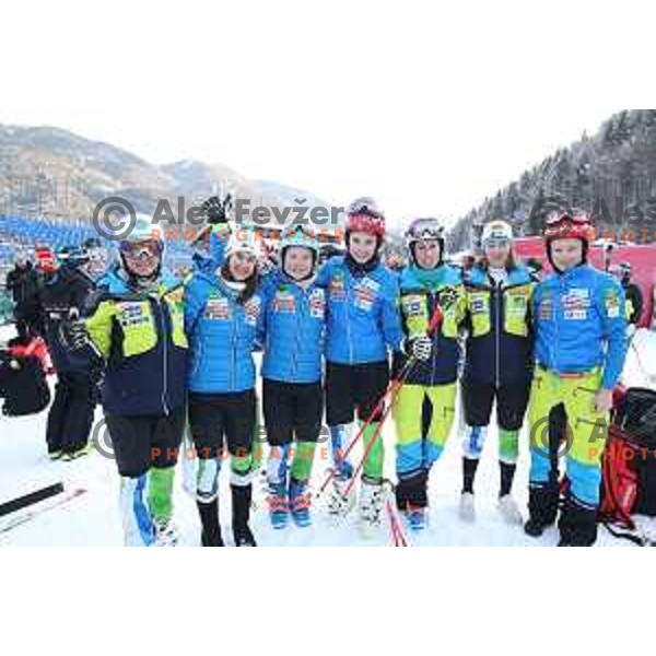 Free practice session on Vitranc slope before 54 Golden fox - Zlata lisica AUDI FIS Ski World Cup in Kranjska gora, Slovenia on January 5, 2018