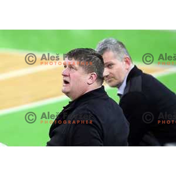 Roman Lisac during ABA league basketball match between Petrol Olimpija and Mega Bemax in SRC Stozice, Ljubljana on January 5, 2018