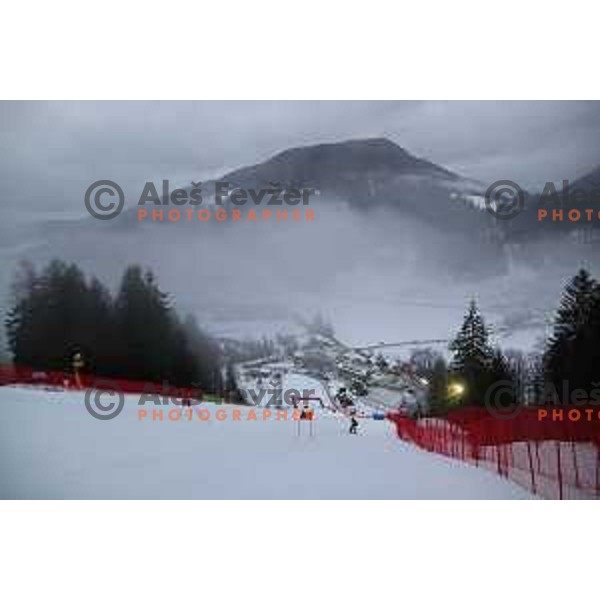 Course inspection before 54. Golden Fox- Zlata lisica AUDI FIS Ski World Cup giant slalom in Kranjska gora, Slovenia on January 6, 2018