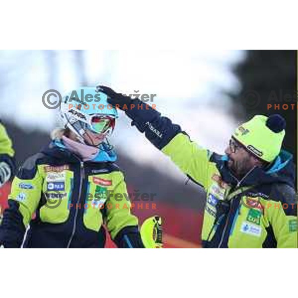 Meta Hrovat at 54. Golden Fox- Zlata lisica AUDI FIS Ski World Cup slalom in Kranjska gora, Slovenia on January 7, 2018