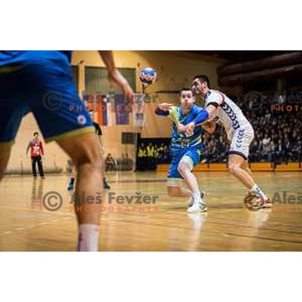 of team Slovenia in action during friendly handball match between Slovenia and Serbia, played in Osnovna Sola 3, Murska Sobota, Slovenia on January 9, 2018