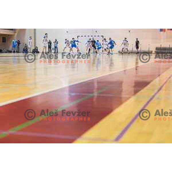 of team Slovenia in action during friendly handball match between Slovenia and Serbia, played in Osnovna Sola 3, Murska Sobota, Slovenia on January 9, 2018