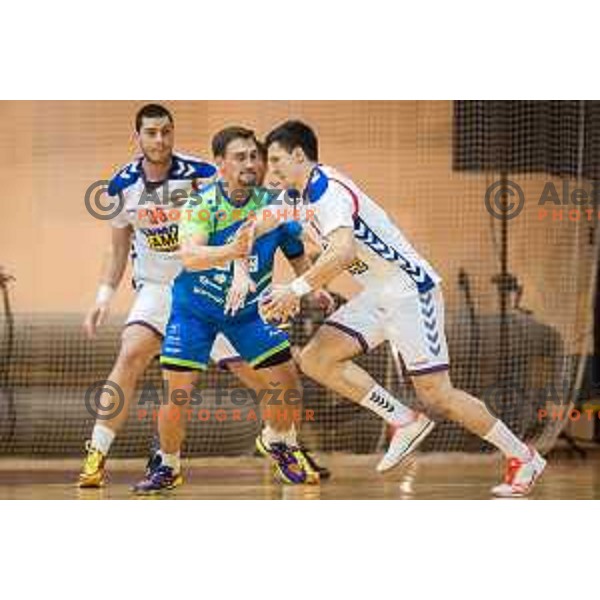 Darko Cingesar of team Slovenia in action during friendly handball match between Slovenia and Serbia, played in Osnovna Sola 3, Murska Sobota, Slovenia on January 9, 2018