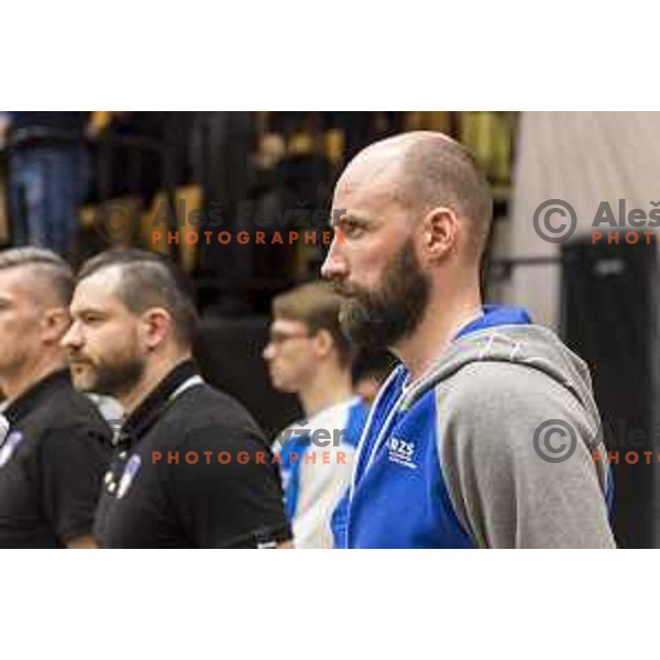 Slovenia’s Vid Kavticnik (7) in action during friendly match between Slovenia and Serbia, in Red Hall, Velenje on January 10, 2018