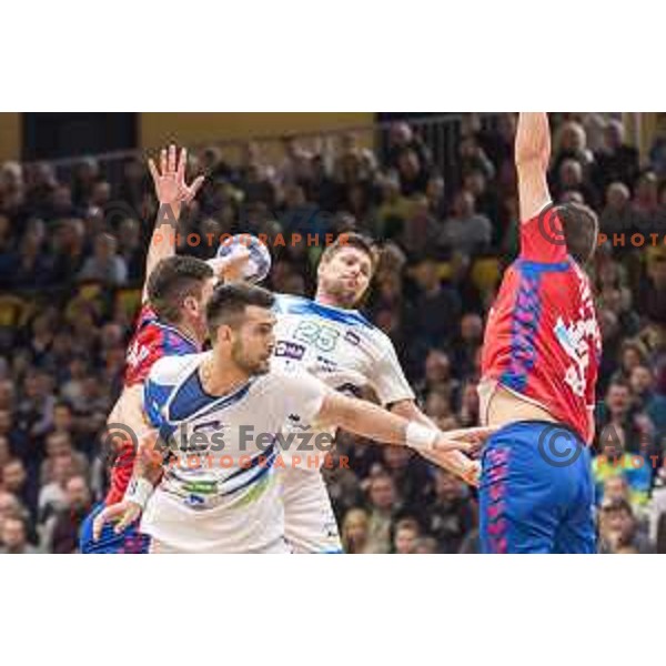 Slovenia’s Marko Bezjak (25) in action during friendly match between Slovenia and Serbia, in Red Hall, Velenje on January 10, 2018