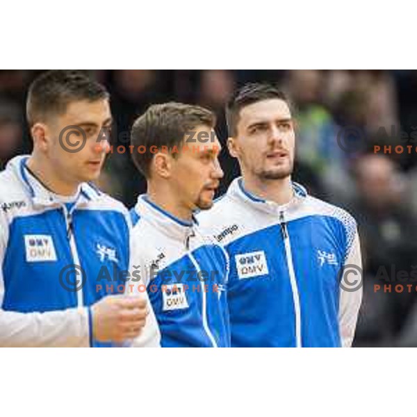 Slovenia’s Gregor Potocnik (10) in action during friendly match between Slovenia and Serbia, in Red Hall, Velenje on January 10, 2018
