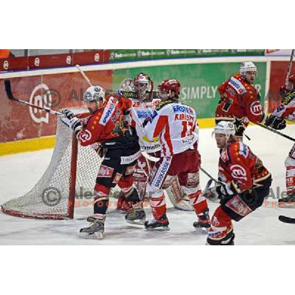 Zagar at ice-hockey game Acroni Jesenice-KAC in Ebel league,played in Podmezakla, Jesenice, Slovenia 18.12.2007.KAC won after penalty shot-out 2:1. Photo by Ales Fevzer 