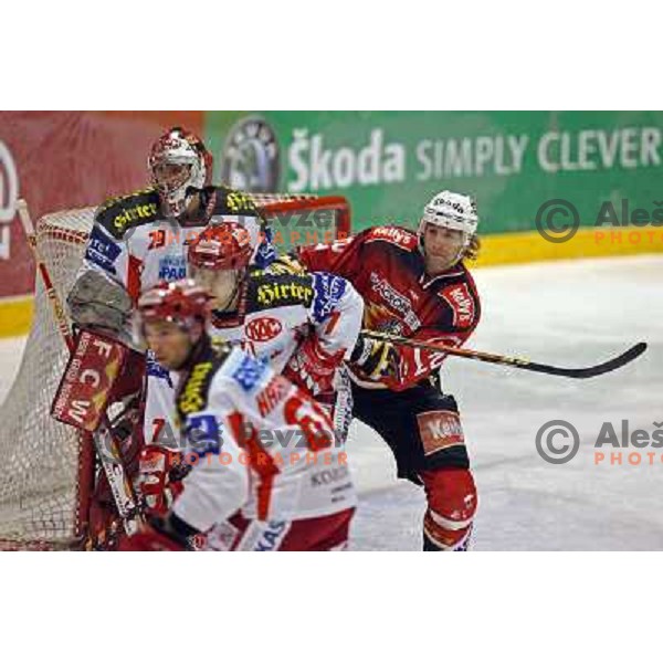 Terlikar at ice-hockey game Acroni Jesenice-KAC in Ebel league,played in Podmezakla, Jesenice, Slovenia 18.12.2007.KAC won after penalty shot-out 2:1. Photo by Ales Fevzer 
