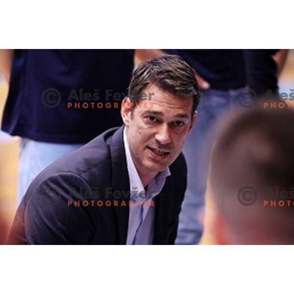 Jurica Golemac during Nova KBM league basketball match between Sencur GGD and Sixt Primorska in Sencur Sports Hall, Slovenia on January 13, 2018