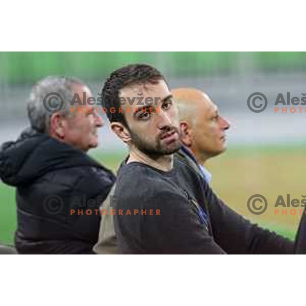Mirza Begic during Nova KBM league basketball match between Petrol Olimpija and Zlatorog Lasko in Stozice, Ljubljana, Slovenia on January 15, 2018