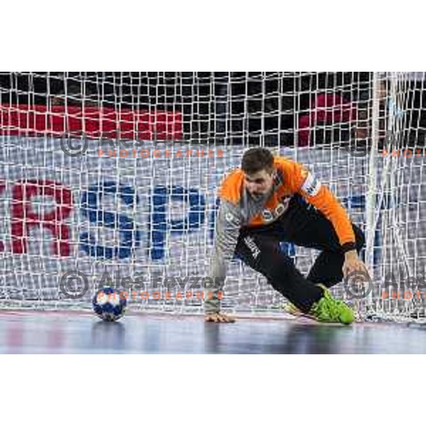 Slovenia’s Urban Lesjak (90) in action EHF European Championship match between Slovenia and Germany, in Arena Zagreb, Zagreb, on January 15, 2018