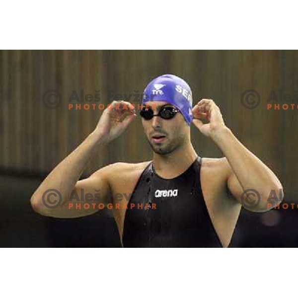 Milorad Cavic at swimming competition Ilirija Challenge in Ljubljana, Slovenia 19.12.2007. Photo by Ales Fevzer 