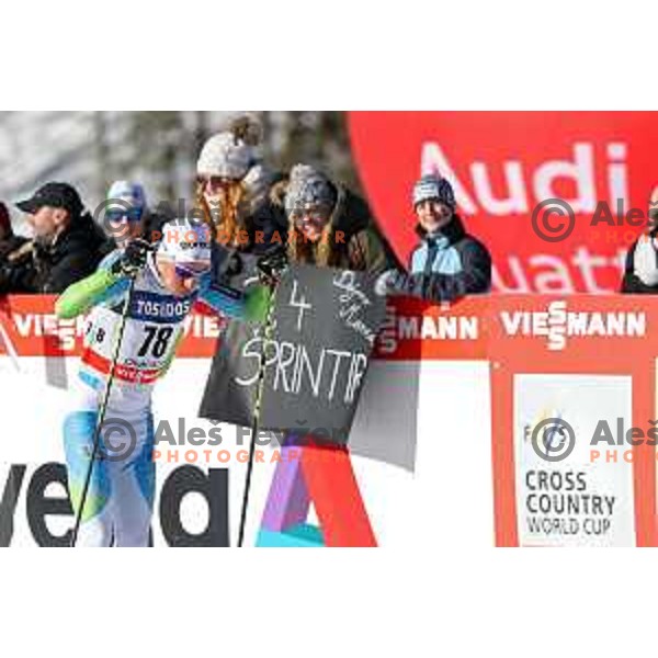 Erik Raduha (SLO) racing in qualifiaction of Men\'s 1.6 km Sprint Classic FIS Cross-Country World Cup in Planica, Slovenia on January 20, 2018
