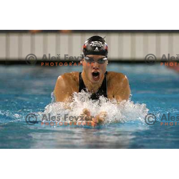 Markic at swimming competition Ilirija Challenge in Ljubljana, Slovenia 19.12.2007. Photo by Ales Fevzer 