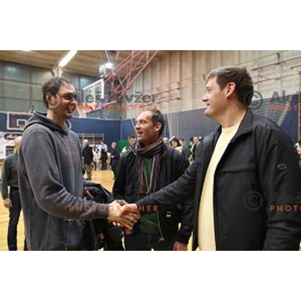 during 2nd League basketball match between Mesarija Prunk and Plama Pur in Sezana, Slovenia on January 20, 2018