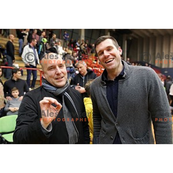 during 2nd League basketball match between Mesarija Prunk and Plama Pur in Sezana, Slovenia on January 20, 2018