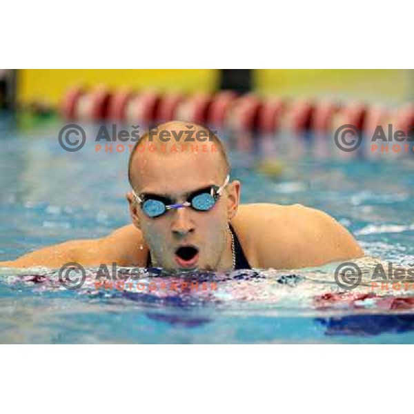 Nystrand at swimming competition Ilirija Challenge in Ljubljana, Slovenia 19.12.2007. Photo by Ales Fevzer 