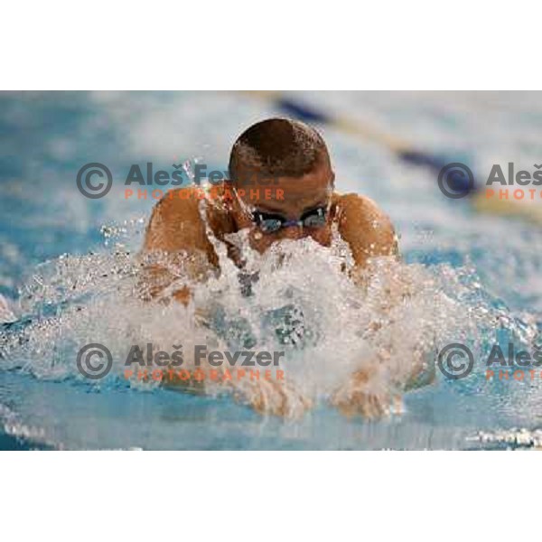 Tahirovic at swimming competition Ilirija Challenge in Ljubljana, Slovenia 19.12.2007. Photo by Ales Fevzer 
