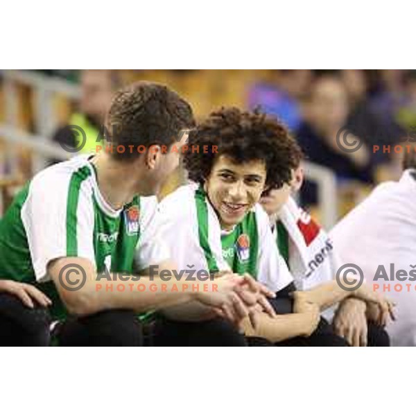 Issuf Sanon of Petrol Olimpija in action during ABA league basketball match between Petrol Olimpija and Cedevita in Tivoli Hall, Ljubljana on January 27, 2018