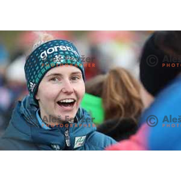 Katja Pozun finished her ski jumping carrier at FIS Ski jumping World Cup Ladies in Ljubno, Slovenia on January 28,2018