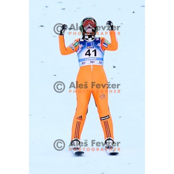 FIS Ski jumping World Cup Ladies in Ljubno, Slovenia on January 28,2018