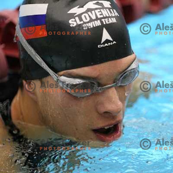 Matjaz Markic at swimming competition Ilirija Challenge in Ljubljana, Slovenia 19.12.2007. Photo by Ales Fevzer 