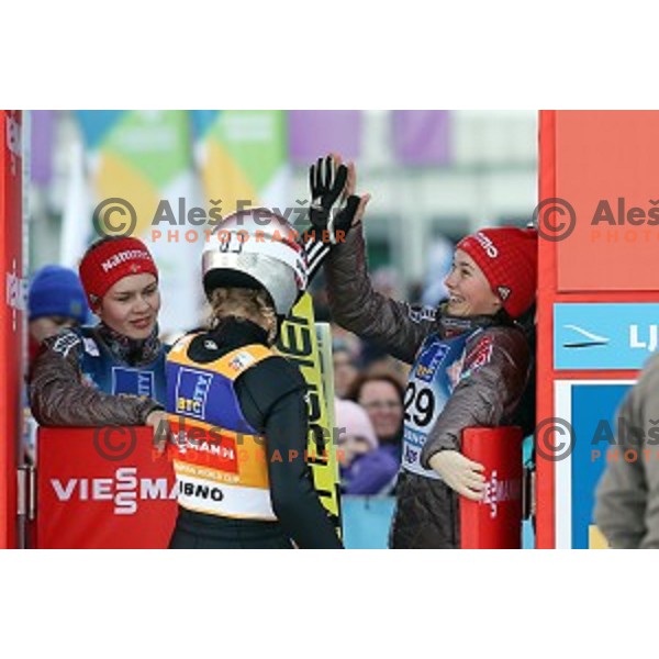 FIS Ski jumping World Cup Ladies in Ljubno, Slovenia on January 28,2018