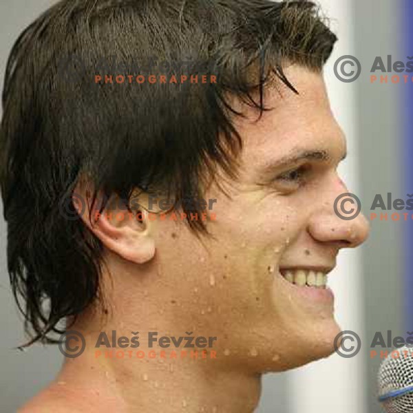 Luka Vrtovec at swimming competition Ilirija Challenge in Ljubljana, Slovenia 19.12.2007. Photo by Ales Fevzer 