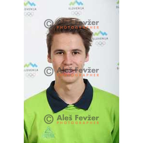 Tilen Bartol of Slovenia Olympic team for Winter Olympic Games PyeongChang 2018 in Ljubljana on January 29, 2018