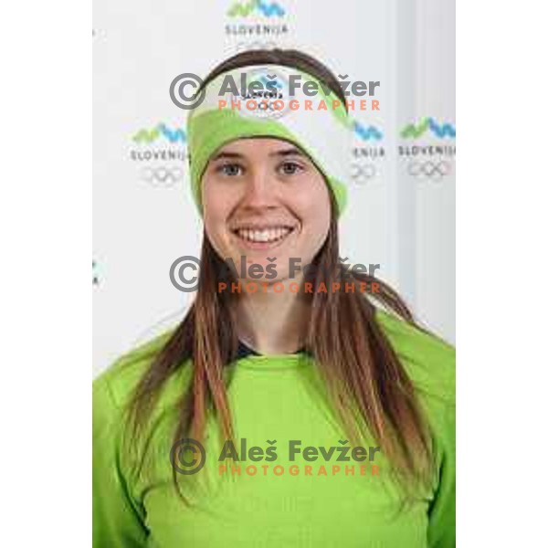 Ursa Bogataj of Slovenia Olympic team for Winter Olympic Games PyeongChang 2018 in Ljubljana on January 29, 2018