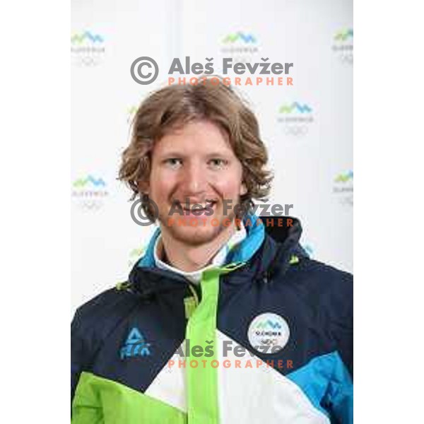 Klemen Kosi of Slovenia Olympic team for Winter Olympic Games PyeongChang 2018 in Ljubljana on January 29, 2018