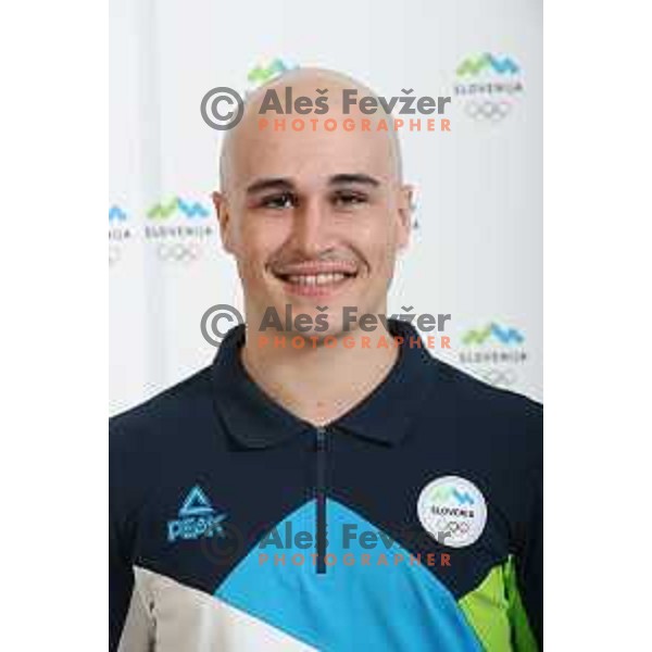 Tim Kevin Ravnjak of Slovenia Olympic team for Winter Olympic Games PyeongChang 2018 in Ljubljana on January 29, 2018