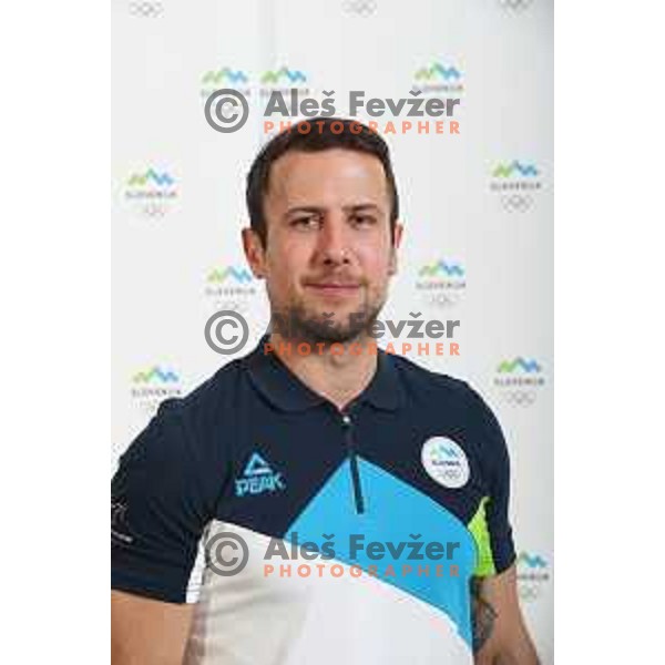 Mitja Robar of Slovenia Olympic team for Winter Olympic Games PyeongChang 2018 in Ljubljana on January 29, 2018