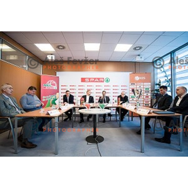 Spar Cup final draw, Ljubljana, Slovenia on January 31, 2018