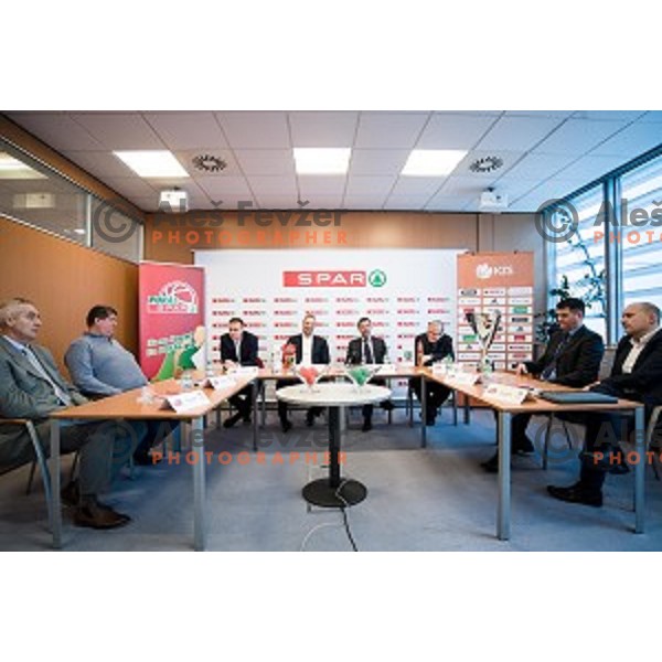 Spar Cup final draw, Ljubljana, Slovenia on January 31, 2018