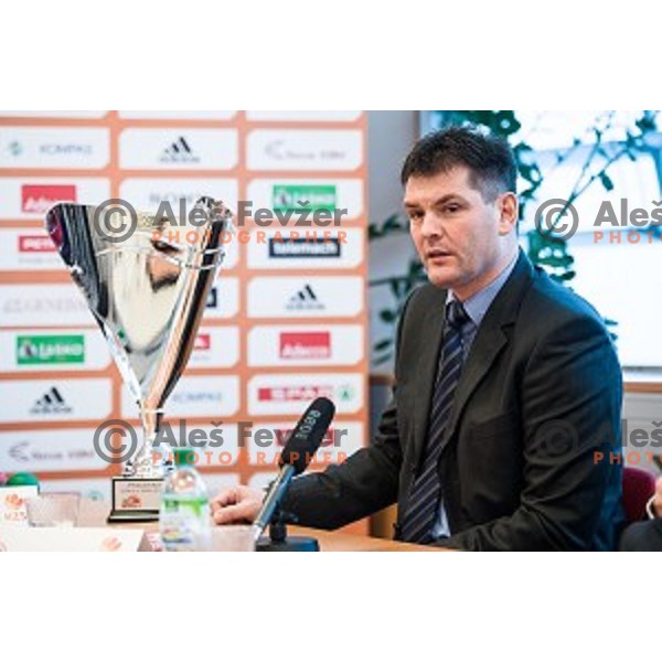 during Spar Cup final draw, Ljubljana, Slovenia on January 31, 2018