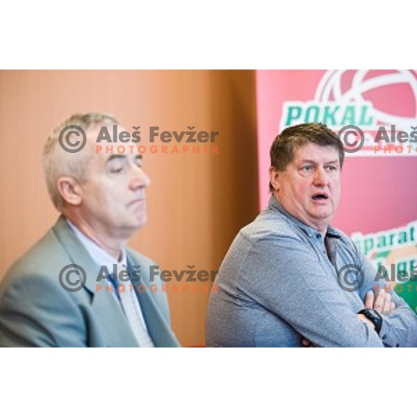 Roman Lisac during Spar Cup final draw, Ljubljana, Slovenia on January 31, 2018