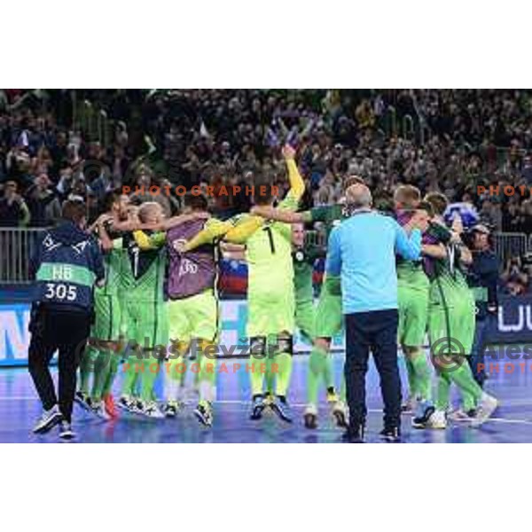 Damir Puskar of Slovenia in action during futsal match between Slovenia and Serbia at UEFA Futsal Euro 2018 in Stozice, Ljubljana on January 30, 2018