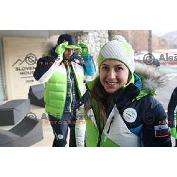 press conference of Slovenia Ski team in Slovenia House at PyeongChang 2018 Winter Olympic Games, South Korea on February 8, 2018