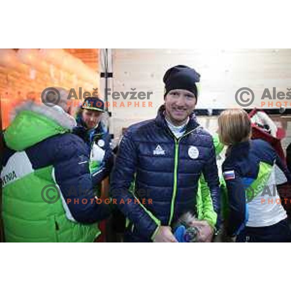 press conference of Slovenia Ski team in Slovenia House at PyeongChang 2018 Winter Olympic Games, South Korea on February 8, 2018