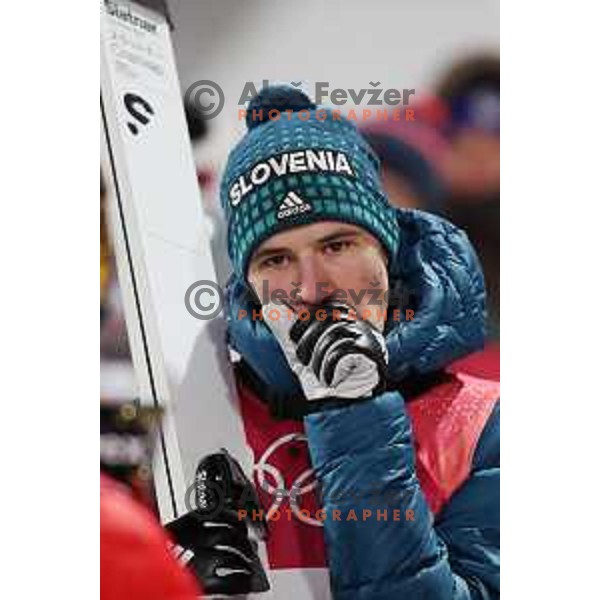 Tilen Bartol (SLO) after Ski jumping Men\'s Normal Hill Individual Qaulification during PyeongChang 2018 Winter Olympic Games, South Korea on February 8, 2018